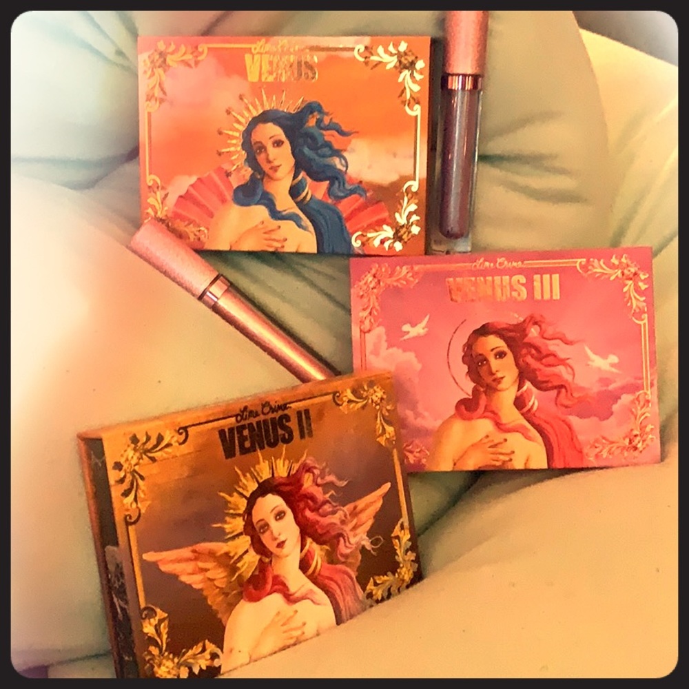 Lime Crime Venus 1, 2 and 3 plus Diamond Crushers